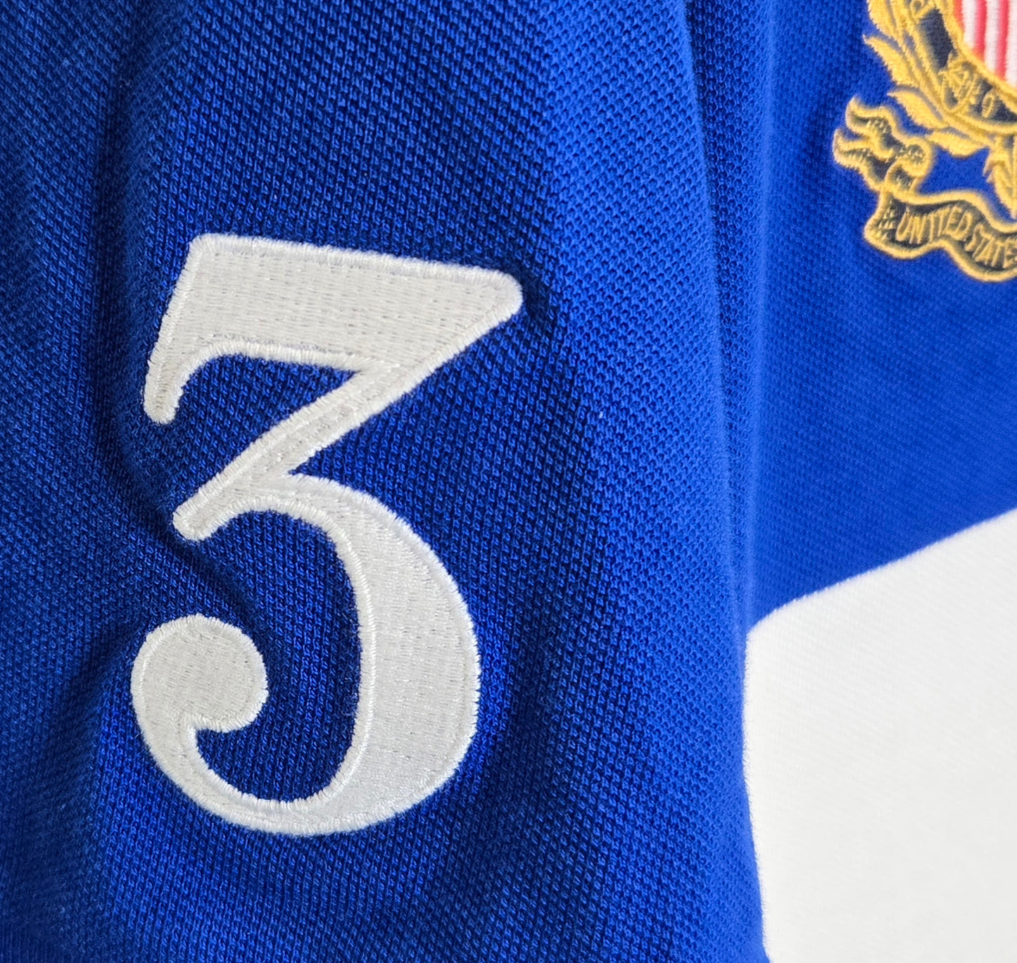 Polo Ralph Lauren Polo Shirt Big Pony Classic Fit Red White Blue     S1